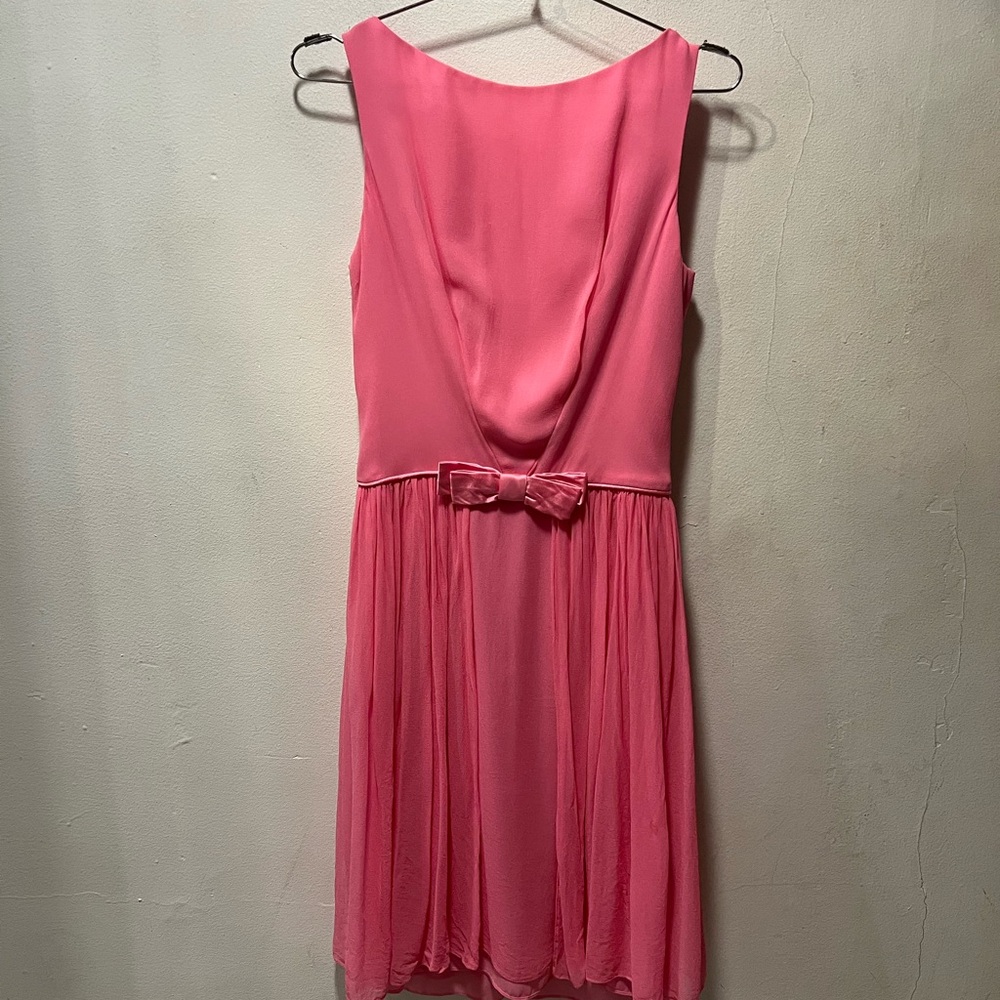 Milly Vibrant Pink Backless Dress